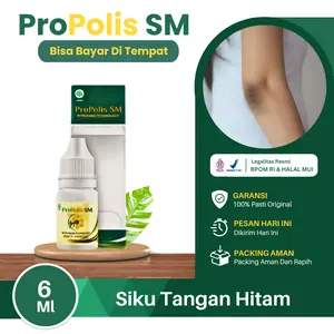 Propolis SM Untuk Siku Tangan Hitam Menghilangkan Noda Hitam Mengelupas Berkerak Penebalan Kulit Penumpukan Sel Kulit Mati Memutihkan Kulit Hitam 100% Propolis Murni  Halal MUI