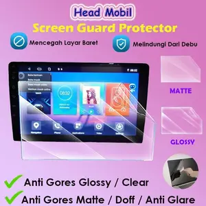 ORCA 9988 Head Unit mobil 10" Screen Protector Guard Antigores Glossy