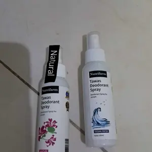 NUTRIFARM - TAWAS SPRAY 100ML DEODORANT SPRAY TAWAS CAIR Mencegah Keringat Berlebih & Membuat Kulit Ketiak Lembut Original