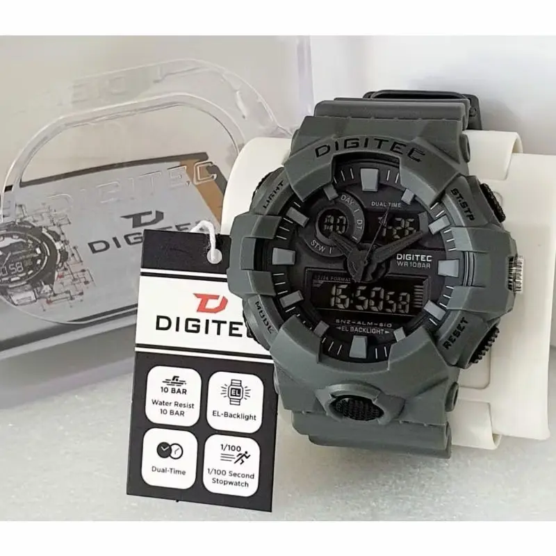 Jam Digitec Water Proof Profesional Original 2112 ( Free Box dan Baterai Cadangan ) 3