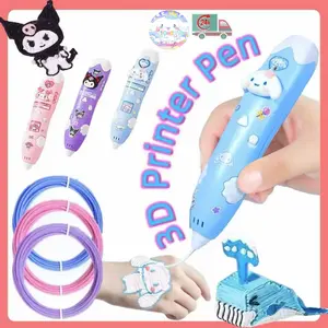 Happydiy 2025 Mainan Edukasi Anak, Pena Ajaib 3D Printing, Pena Gambar 3D, Pelatihan Kerajinan Tangan DIY, Pena 3D Anak, Bahan Suhu Rendah, Zero Polusi, Material Ramah Lingkungan
