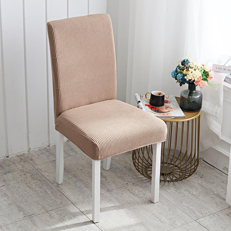 Product Introduction of Thicken Jacquard Elastic Dining Room Chair Cover With Back Chair Protector Cover For Chairs For Kitchen Living Home Decoration 42
