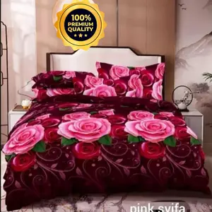 (GRATIS ONGKIR) seprei murah motif Bon1ta premium set sarung bantal dan guling kain katun halus tidak luntur sudut karet sprei bunga mewah 200x200 180x200 160x200 140x200 120x200