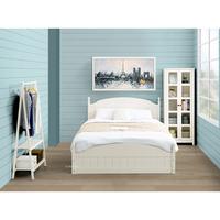 Gambar IFURNHOLIC Alyssa King Bed 180 | Dipan Tempat Tidur | Rangka Tempat Tidur Laci | Divan Laci Kayu - Ivory dari iFurnholic Furniture Store Kab. Sidoarjo 2 Tokopedia