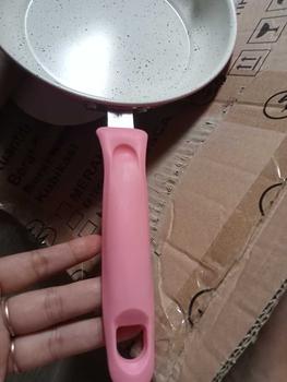 Product Review of Panci Teflon Frypan Marble Enamel / Teflon Frypan Marble Berwarna / Teflon Frypan Enamel Anti Lengket penggorengan anti lengket Kitchenware teflon  serbaguna from 📍**k j**📍 2
