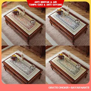 HM  Loyal Bosque Taplak Meja Tamu / Alas Makan dengan Kualitas Tinggi Berenda Anti Air 45x90CM /50x110CM/60x120CM /D9 Kain