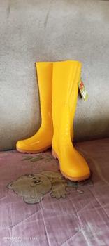 Product Review of Sepatu Boots Karet Tinggi ARDILES BACKHOE Hijau Kuning Hitam Putih Penthel AR BOOTS Sepatu Motor Tangguh Shoes from 𝗣**𝘂 0