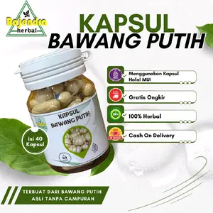 Kapsul Bubuk BAWANG PUTIH || 100% Asli Herbal Alami