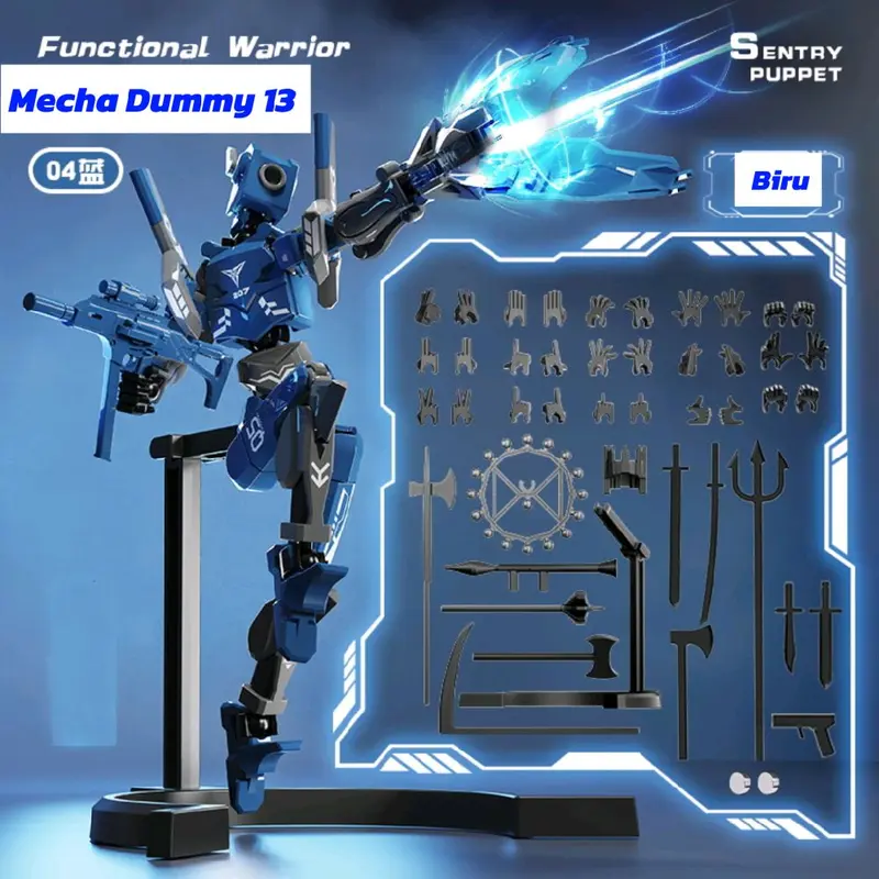 [Siap Kirim] Mecha Magnetic Dummy 13 Action Figure High Quality | Mainan Lucky 13 | Titan 13 7