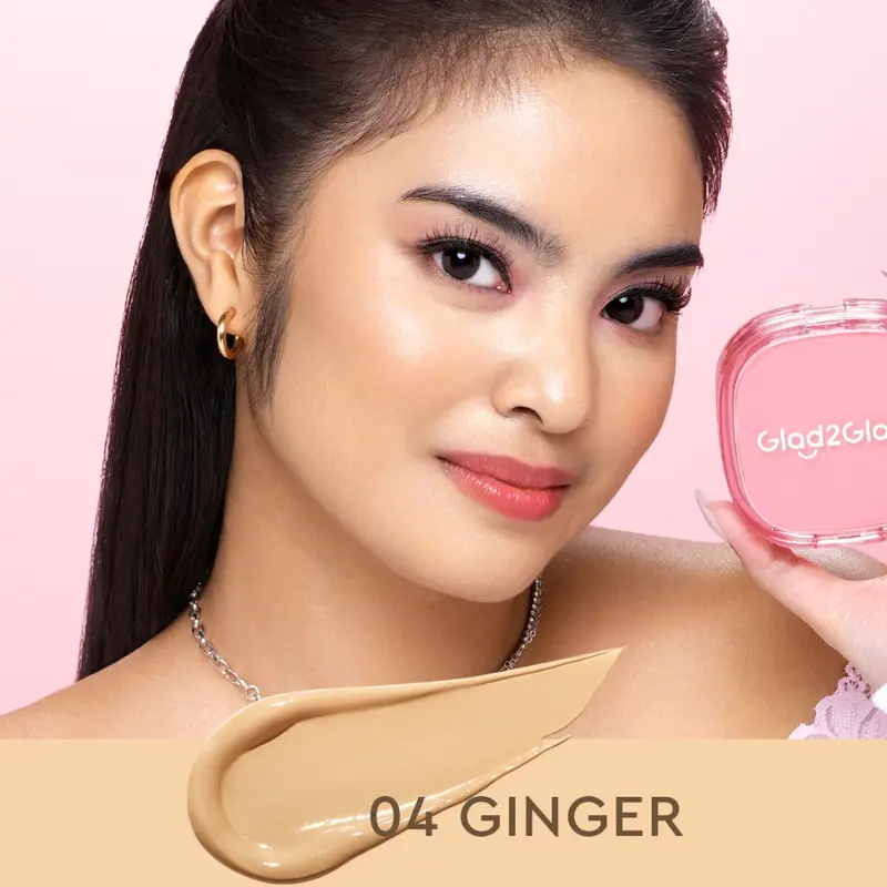 Glad2Glow G2G Perfect Cover Cushion Oil-Control matte Waterproof Sweatproof Finish Poreless 5