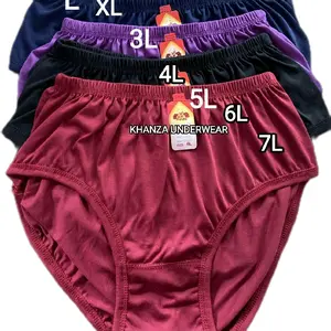 6 dan 12 pcs CD WANITA JUMBO 7L 6L 5L 4L 3L XL L CD Super Jumbo Celana Dalam Big Size 130kg CD HALONA