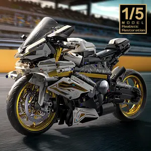 1:5 Platinum Edition Motorcycle Building Blocks Toy