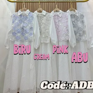 Gamis premium bordir 2in1  Dress