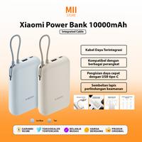 Gambar Xiaomi Power Bank 10000mAh Integrated Cable - Titanium dari MII Store Indonesia Kota Administrasi Jakarta Pusat 1 Tokopedia