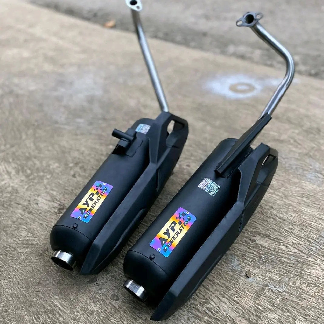 Knalpot Copy CMS Tabung Vario AYP GENERATION Emblem Premium Tameng Airblade Request Saringan Sarteng Sarbor Sarful - Produk Sepeda Motor
