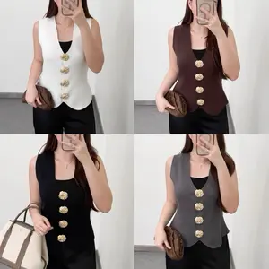 [ELLINE] - NOIRA VEST - VEST WANITA / TOP WANITA