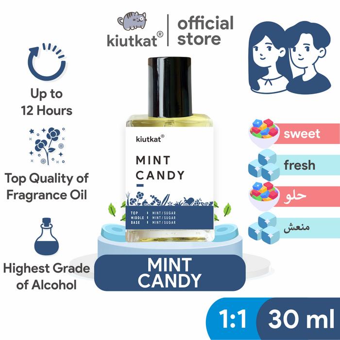 Gambar MINT CANDY by KIUTKAT - Parfum Unisex Original Isi 30ml | Searah AROMA PERMEN MINT dari kiutkat Kab. Lumajang Tokopedia