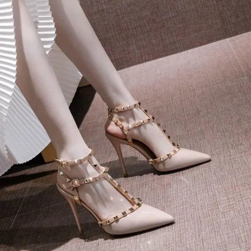 CMS Sepatu Pesta Wanita Ankle Strap Platform Heels Wedding Shoes 888 1