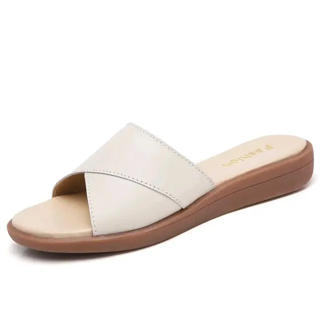 Sandal Wanita Furysandal Premium Anti Selip Sandals & Flip Flops - Shoes Jepit Sendal Black leticia