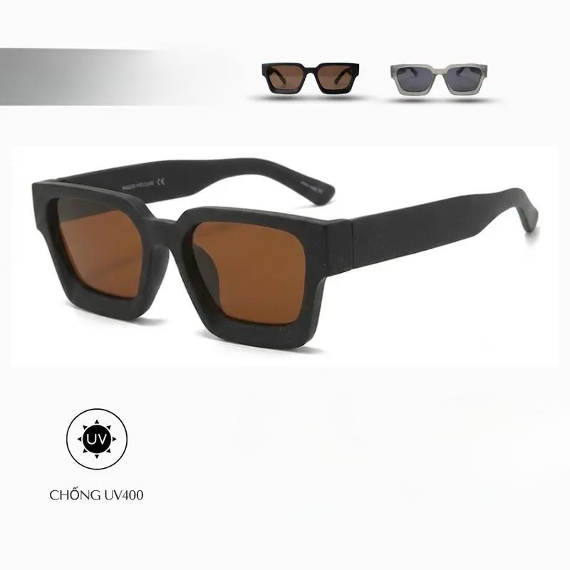 Kính Mát Form Vuông Nhám Unisex2 Màu Gọng Nhám- Gọng Vuông Cá Tính, Form Đẹp Dễ Đeo, Chống Chói Kính mát nam thời trang chongu v400 , Gong kinh nam nu kinh ngau woman kính vuong Kính mát nam nữ chống uv