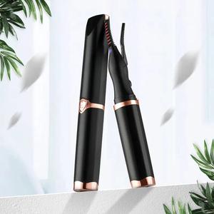 電動アイラッシュカーラー USB充電 温度制御機能付き、プロ用アイメイクツール（1箱）女性用
