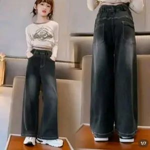 Celana Panjang Jeans Anak Fashion  Wanita / Pria (UNISEX) Celana  Anak Gombrong 7-12 Tahun