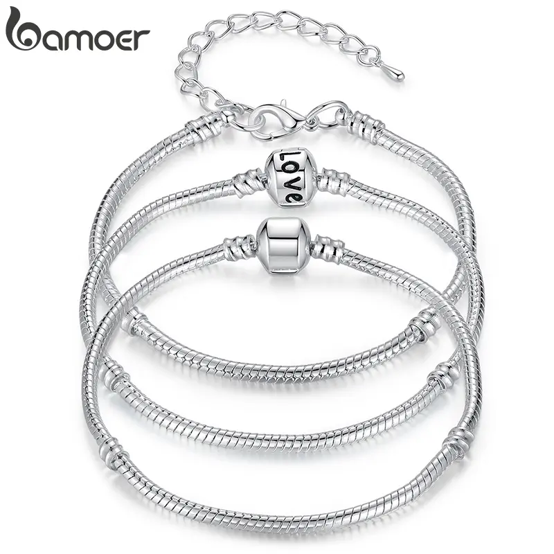 Vòng Tay Rắn Mềm, Bamoer, Thời Trang, Dành Cho Phụ Nữ, Đồ Trang Sức Tự Làm