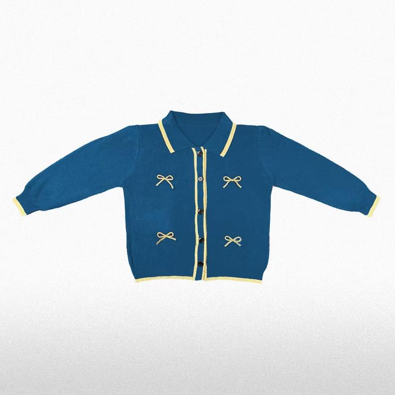 Product Introduction of Keiko Cardigan Rajut Couple Ibu Anak Perempuan 1-10 Tahun Outer Kardigan Wanita Korean Style 39