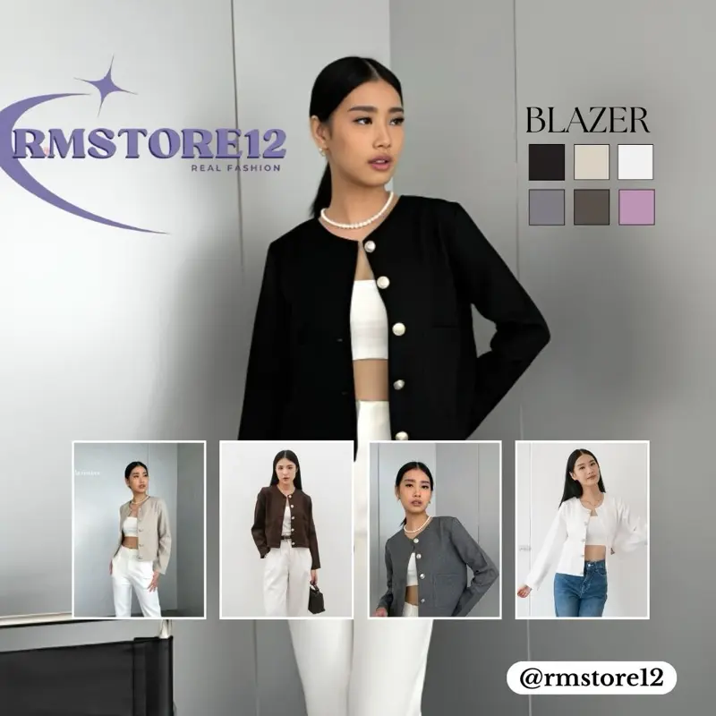 ￼Gemma Premium Outer / Korean Outer / Blazer / Basic Outer