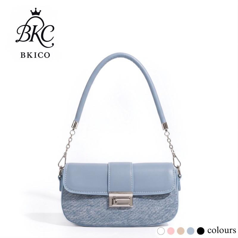 _Túi xách nữ khoá E sang trọng_Chất liệu da PU cao cấp size 21cm_Quai tròn ngắn…