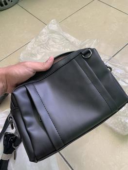 Product Review of Tas Selempang Pria Kulit Tas Tangan Clutch Bag Pria PRAHA BLACK hitam cowok from h**y 2