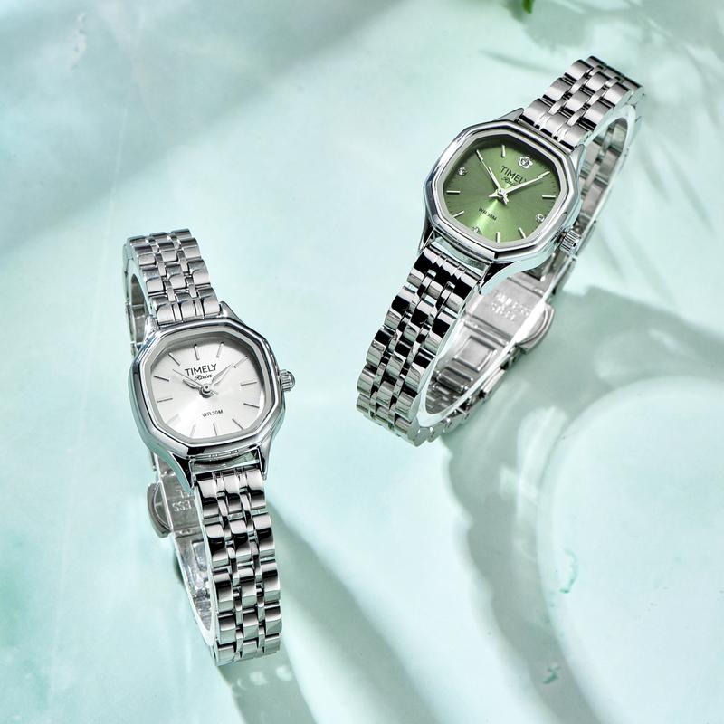 Đồng Hồ Nữ Thời Trang Phổ Biến Chất Liệu Thép Không Gỉ Chống Nước 30 M Hộp Miễn Phí Bộ Điều Chỉnh Quà Tặng Pin Đi Kèm