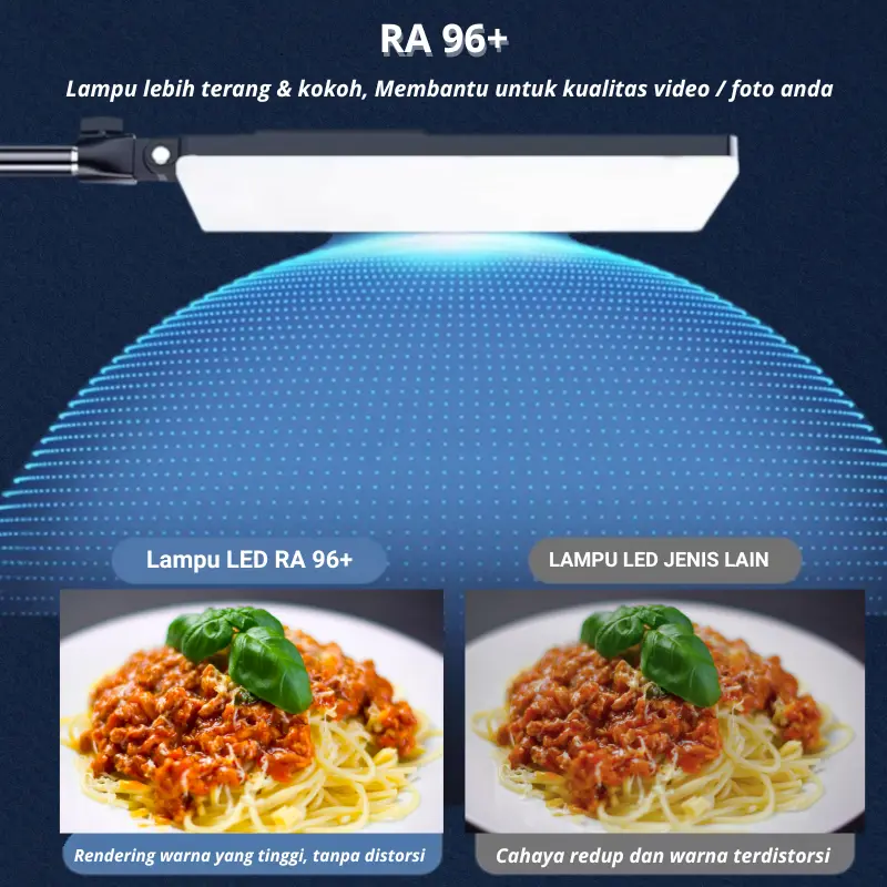 Lampu Foto 11inch Led Lampu Lighting Lampu Sorot Lighting Studio+Tripod Lampu Konten Kreator Lighting Studio Lampu Live Vlog 3