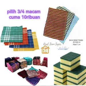 keset,spon,serbet dan cempal serba 10 ribuan/3 sd 5 macam produk