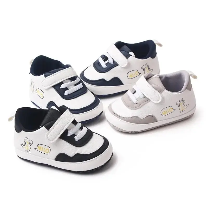 Sepatu Prewalker Bayi motip DINO Umuran 1-14 Bulan Sepatu Bayi Laki-Laki Perempuan murah lucu Kaki