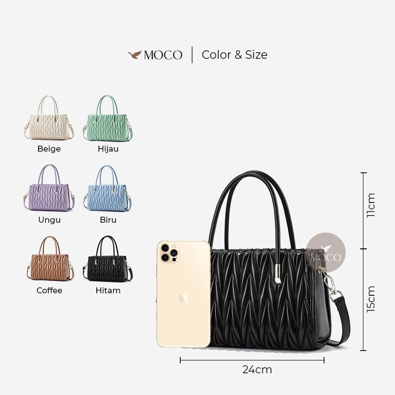 Product Introduction of MOCO Fashion Tas Selempang Wanita Hand Bag Tekstur Timbul Zigzag 2819 2