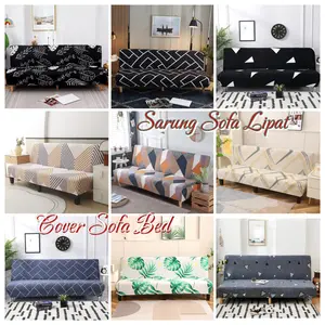 Cover pelindung SOFA BED premium elastis size: M n L / Bahan lembut sdem halus tebal / Sarung SOFA BED stretch