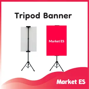 Tripod Banner / Stand Poster / Stand Display / Tripod Poster / Tripod Banner 2 Sisi / Standing Banner