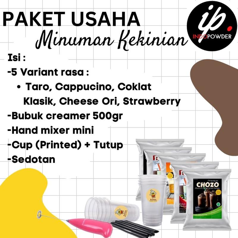 PAKET USAHA Minuman Kekinian l Bisa Langsung Usaha - 5 Variant Minuman 4