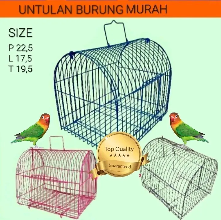 KANDANG UNTULAN JINJINGAN BURUNG HAMSTER MARMUT TUPAI HEWAN KECIL MURAH