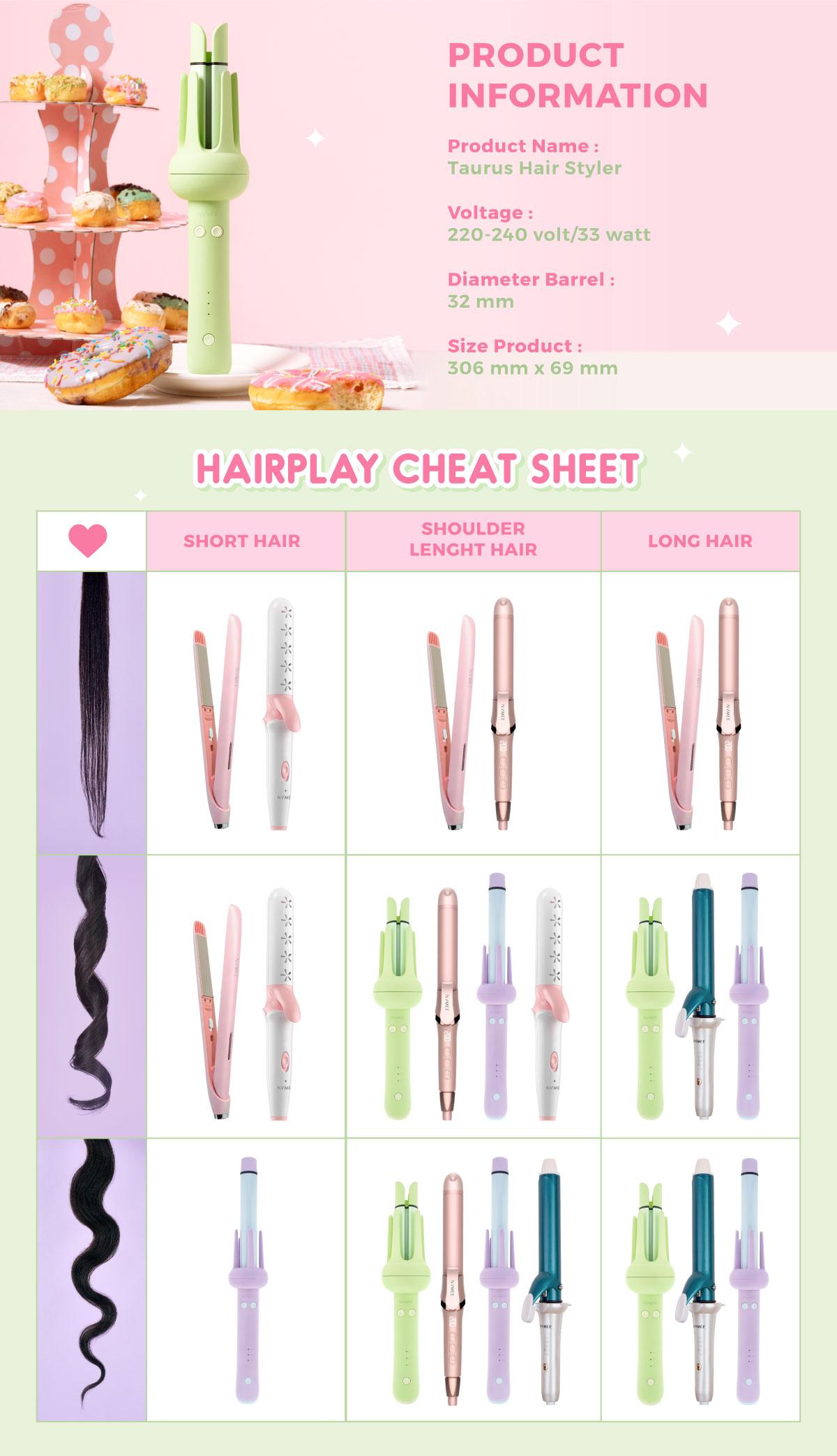 [NEW] NVMEE - Taurus Hair Styler 2.0 | Catokan Keriting Otomatis 32 mm [CATOKAN BEST SELLER]