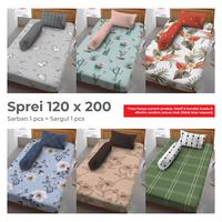 Gambar [GRADE B] Kintakun DLUXE Sprei Set Fitted Rumbai Ukuran 120x200 / 160x200 / 180x200 / 200x200 B4 Sarung Bantal Guling 2in1 Duo - Sprei Rumbai 180 B2 dari Kamar Rumahku Kota Bandung 3 Tokopedia