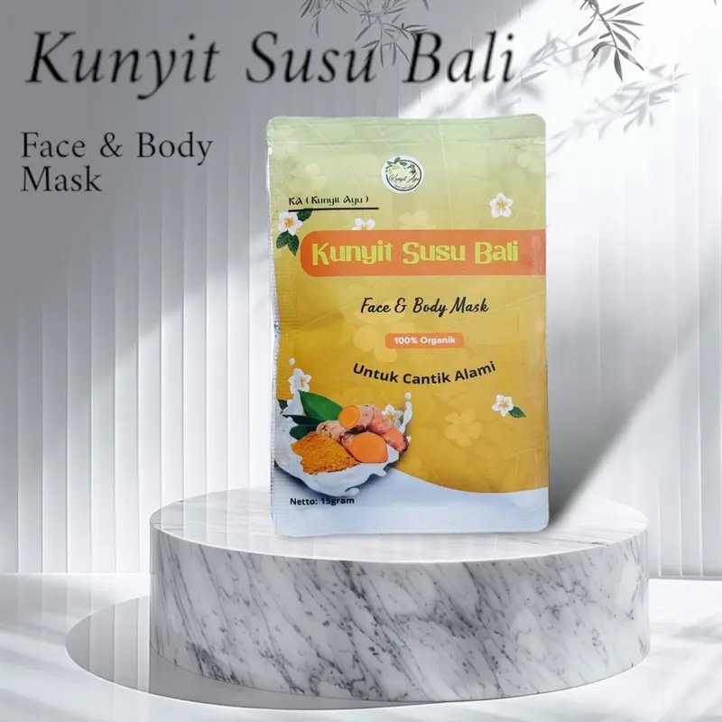 Masker wajah kunyit susu bali ecer dari tanggerang 1