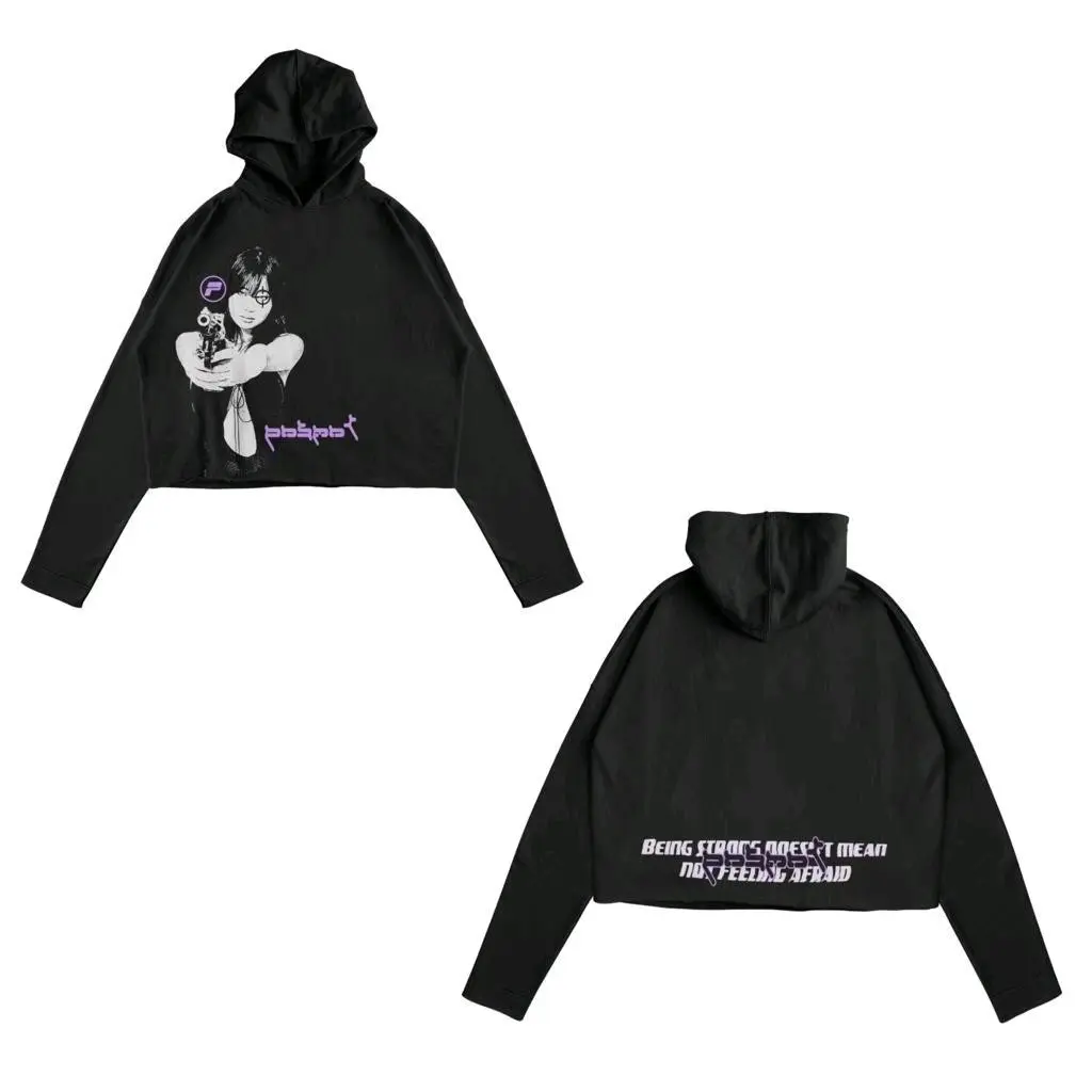 Sweatshirt Pullover Hoodie Crop Punisment Gambar Belakang -Hoodie Crop Pria Wanita Terbaru -Hoodie Distro Style Metal