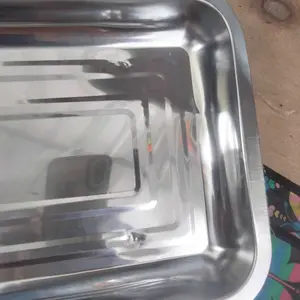 FRN Kitchenware - Nampan Saringan Stainless 1 Set Peniris Minyak Tahan Karat Bahan Stainless Tebal Premium