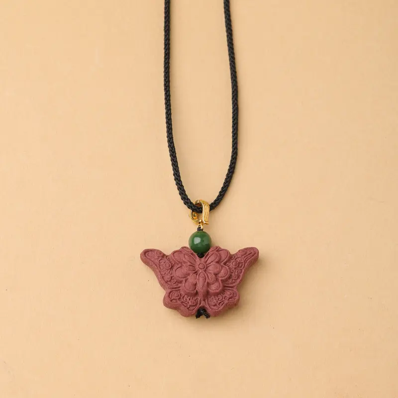 [Benmu] Rose Fragrance Beads Butterfly Pendant