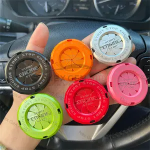 Start Stop Tombol Key Cover Mobil Motor/Penutup pelindung lubang kunci Cocok Pengaman Pelindung