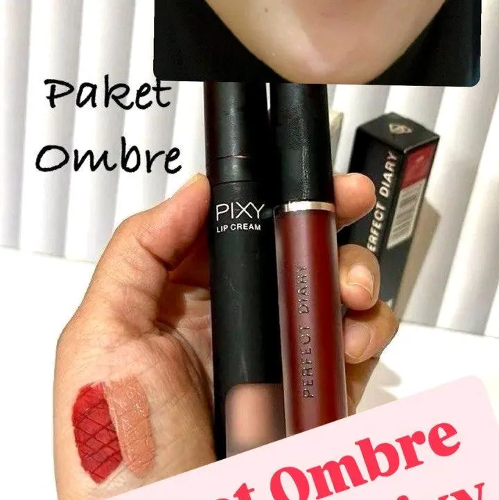 paket ombre lipcream perfect pixy Waterproof 1