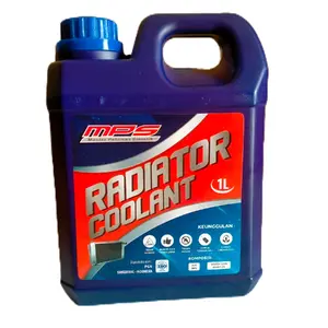 Air Radiator 1liter warna hijau MPS Pendingin mesin motor mobil