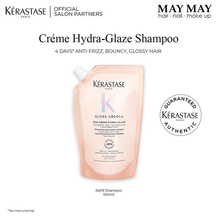 Gambar Kerastase Gloss Absolu Bain Creme Hydra Glaze 500ml Doypack - Glossy, Bouncy Hair (Thick Hair) dari MAY MAY SALON ID Kota Administrasi Jakarta Barat Tokopedia